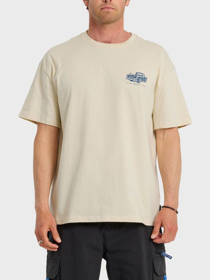 Quiksilver Get Out Of There T-Shirt Spring 2026 | BONE WHITE (BNE)