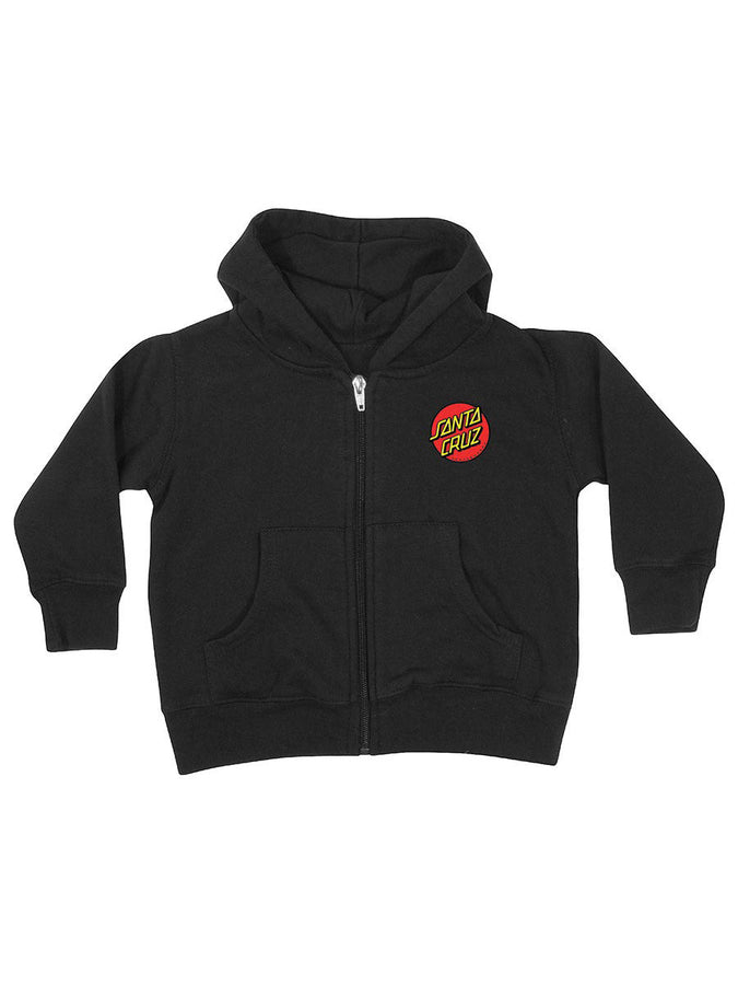 Santa Cruz Classic Dot Zip Hoodie Summer 2026 | BLACK