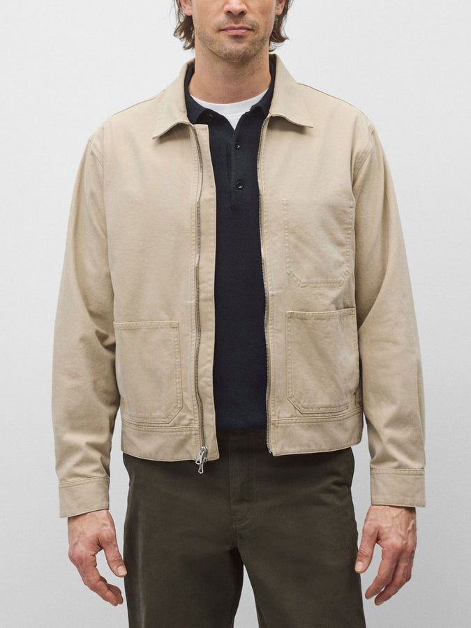 Reigning Champ Cotton Canvas Grounds Jacket | SAND