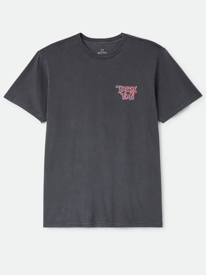 Brixton Rockton T-Shirt Fall 2026 | BLACK WORN WASH