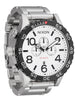 Nixon 51-30 Chrono Silver/White Lume Watch