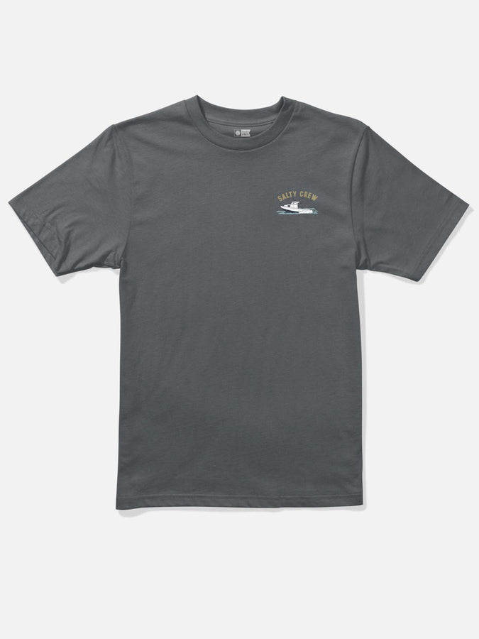 Salty Crew Boat Repair T-Shirt Summer 2026 | CHARCOAL
