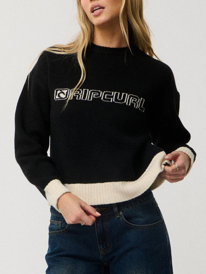 Rip Curl Archive Script Sweater Fall 2026 | BLACK (0090)