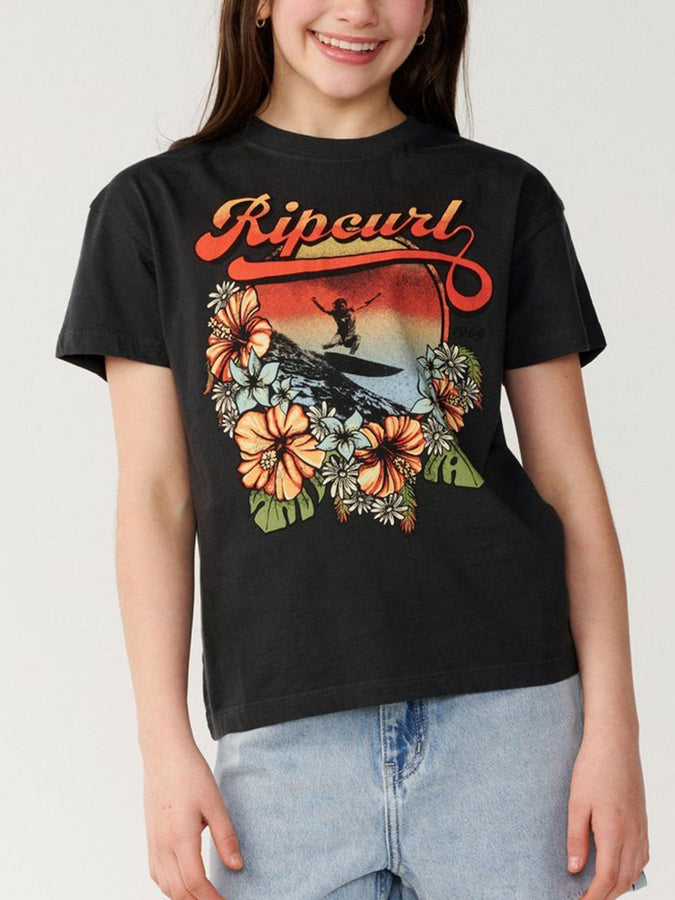 Rip Curl Wave Crop T-Shirt Fall 2026 | WASHED BLACK (8264)