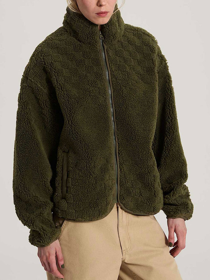 Vans Queens High Pile Jacket Fall 2026 | MOSSY OLIVE (FR1)