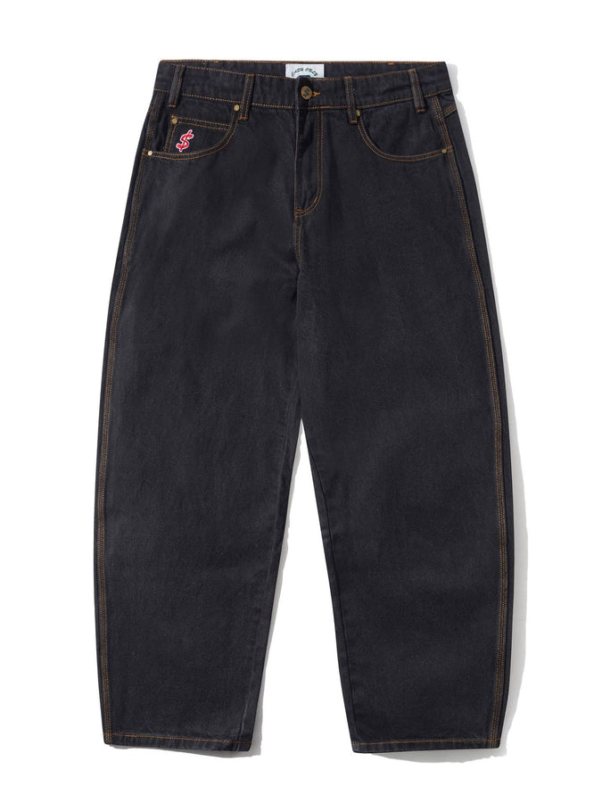 Cash Only Logo Baggy Jeans Fall 2026 | WASHED BLACK