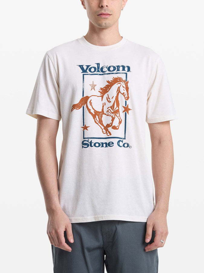 Volcom Giddy Up T-Shirt Spring 2026 | OFF WHITE HEATHER (OFH)