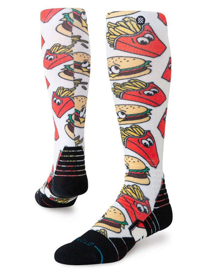 Stance Combo Meal Mid Snow Socks | RED (RED)