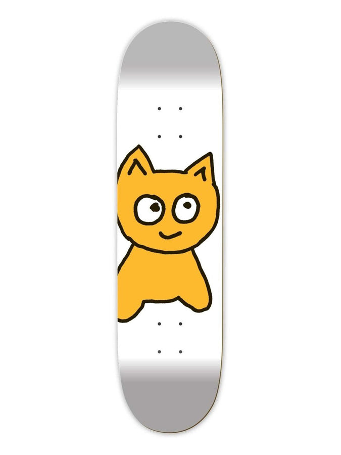 Meow Big Cat Soft Top White Complete 7’’ Skateboard Deck | WHITE