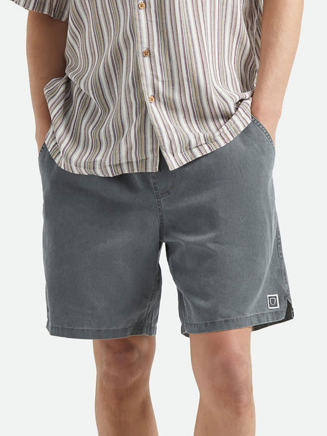 Brixton Vintage Wash Everyday Shorts Spring 2026 | VINTAGE BLACK