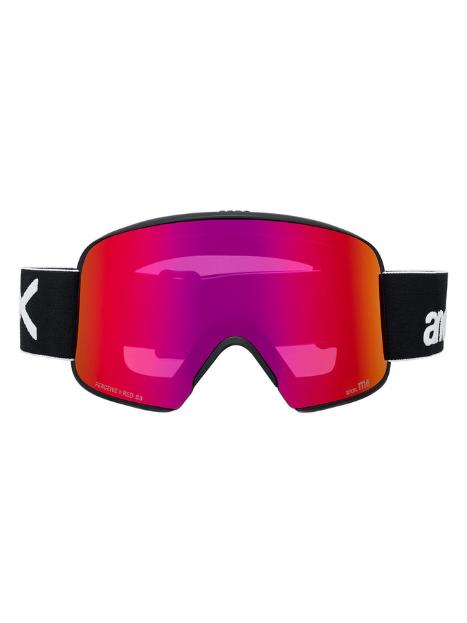 Anon M6 + Bonus Lens + Mfi Face Mask Goggle | BLACK/PRCV SUNNY RED (Z58)