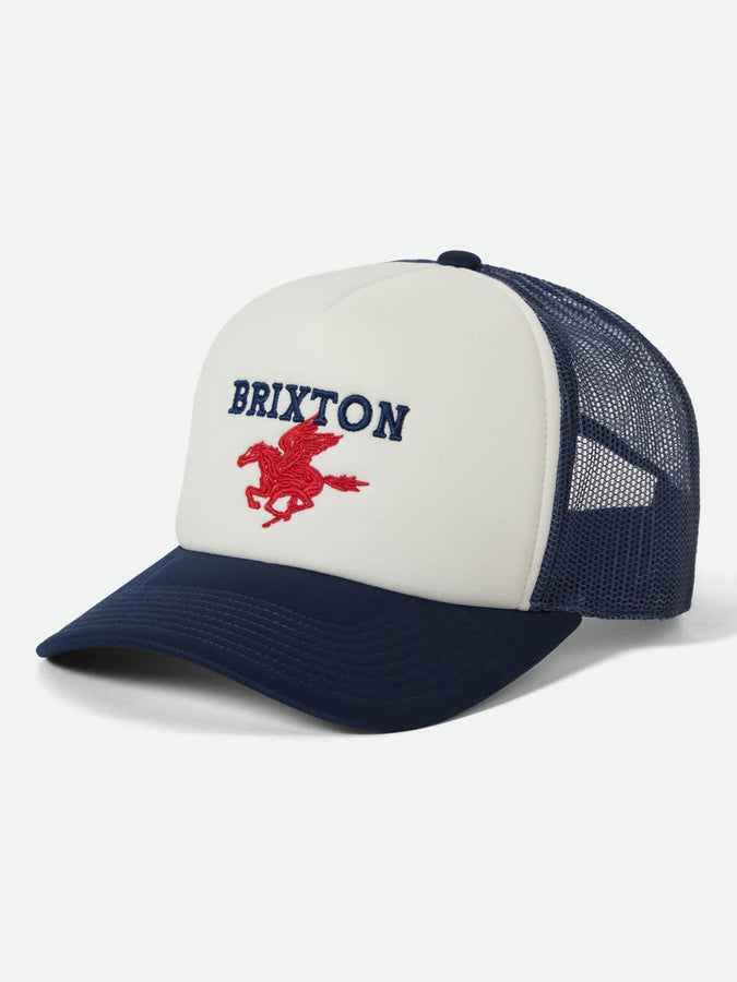 Brixton Pegasus Netplus Trucker Hat | WHITECAP/NAVY