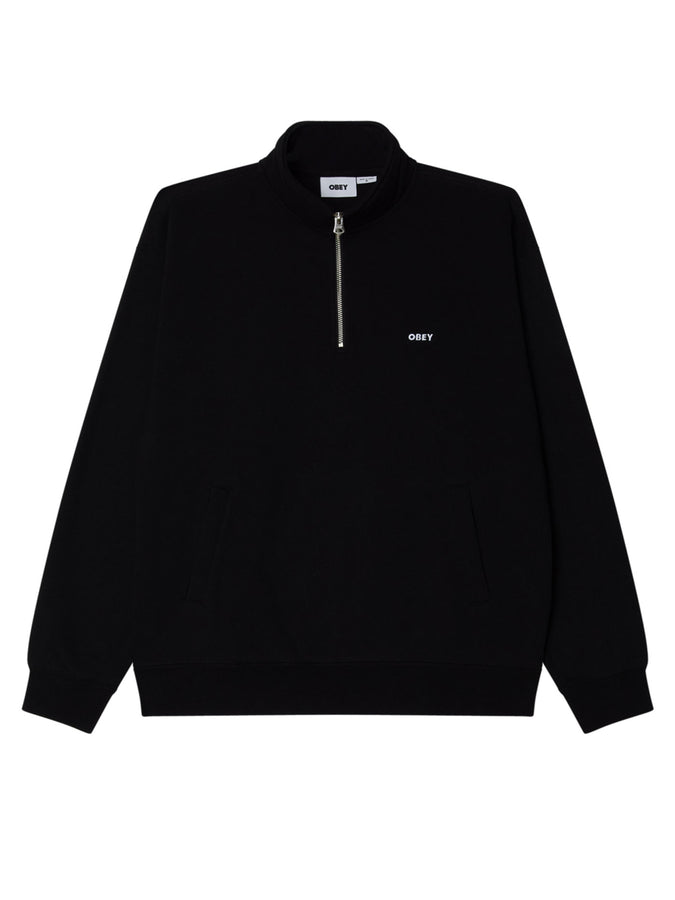 Obey Established Works Bold Mockneck Sweatshirt Fall 2026 | BLACK (BLK)
