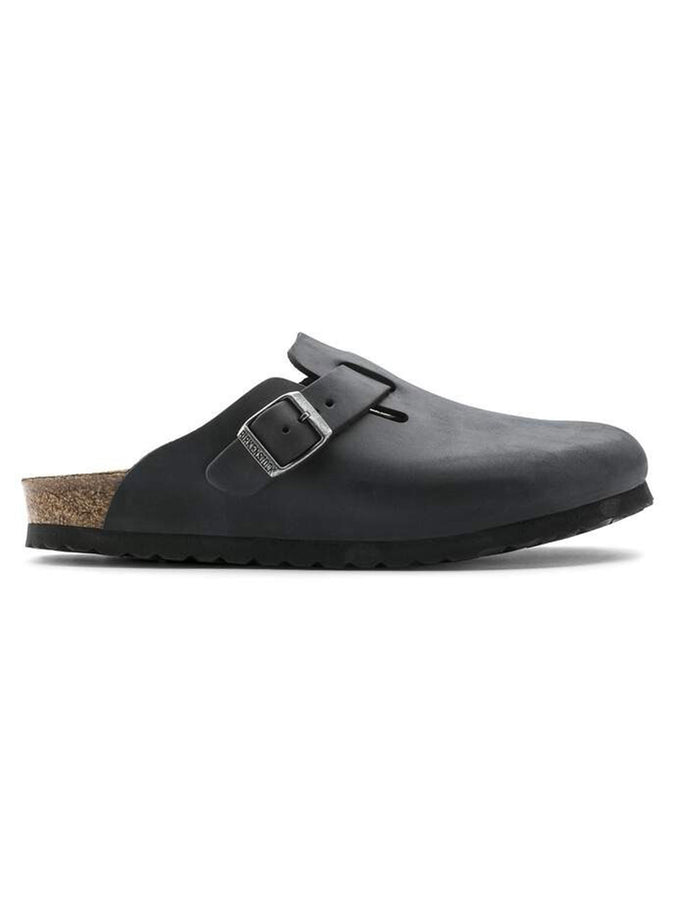 Birkenstock Boston Oiled Leather R Black Shoes Fall 2026 | BLACK