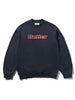 Butter Goods Satin Logo Applique Crewneck Sweatshirt Fall 2026