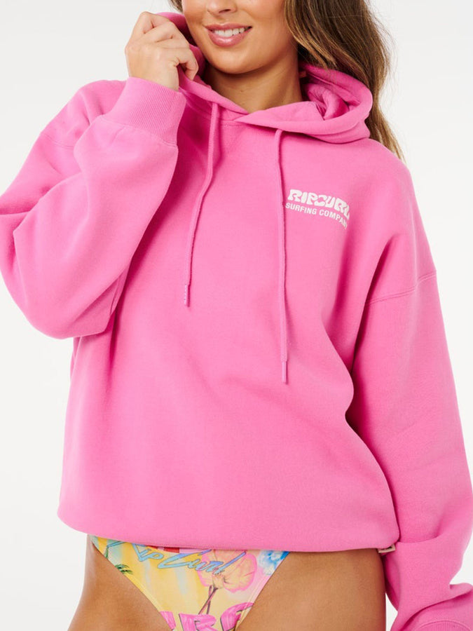Rip Curl Surf Puff Heritage Hoodie Spring 2026 | SUPER PINK (4007)