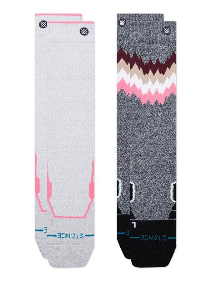 Stance 2X Mid 2 Pack Snow Socks | GREY (GRY)