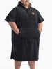 Slowtide The Digs Black Poncho Towel