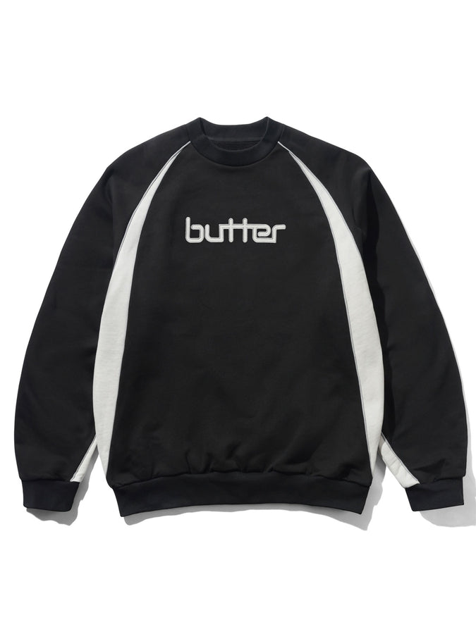 Butter Goods Match Crewneck Sweatshirt Fall 2026 | BLACK