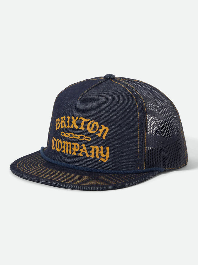 Brixton Chains Netplus Trucker Hat | DARK DENIM/NAVY