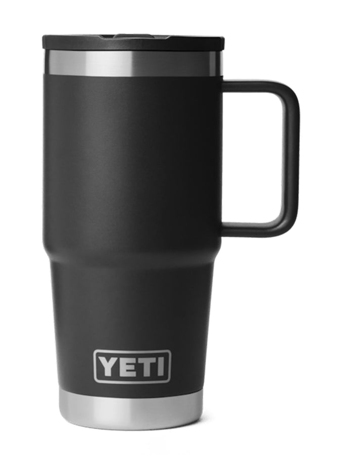 Yeti Rambler 20oz Black Travel Straw Mug | BLACK