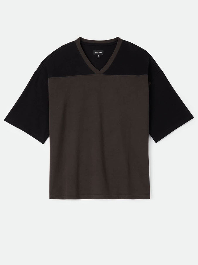 Brixton Football T-Shirt Fall 2026 | BLACK/WASHED BLACK