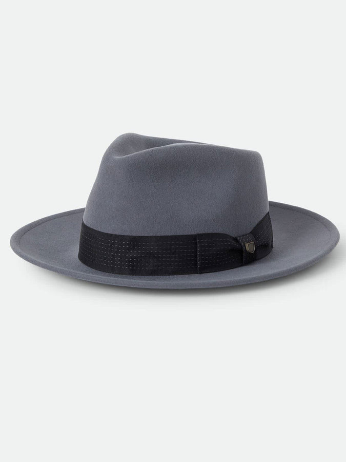 Brixton Eames Fedora Hat | FUTURE GREY/BLACK