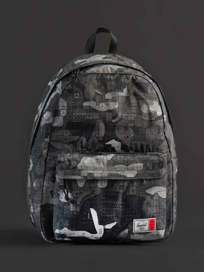 Hershcel  x Lego Classic XL Backpack | ABSTRACT BRICKS BLACK (07462)