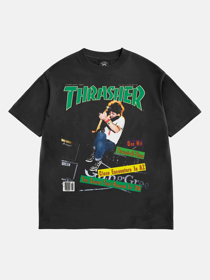 Thrasher February 1987 Vintage T-Shirt Summer 2026 | BLACK