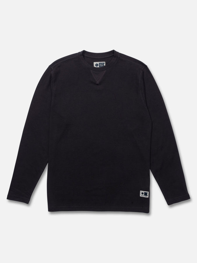 Salty Crew Cast Off Thermal Long Sleeve T-Shirt Fall 2026 | BLACK