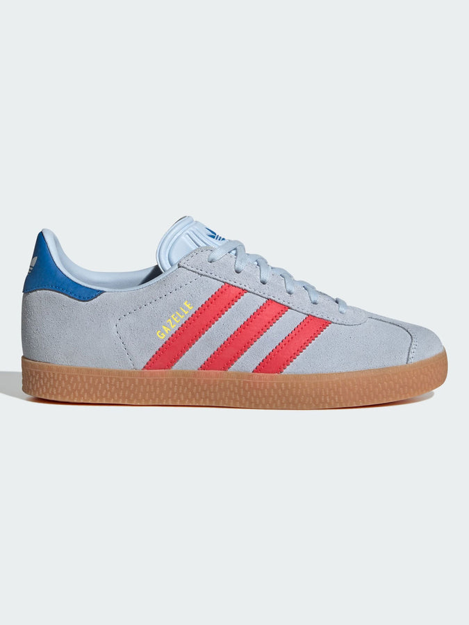 Adidas Gazelle Crystal Sky/Semi Lucid Red/Blue Shoes Spring 2026 | CRYSTAL SKY/SEMI LUCID RED/BLU