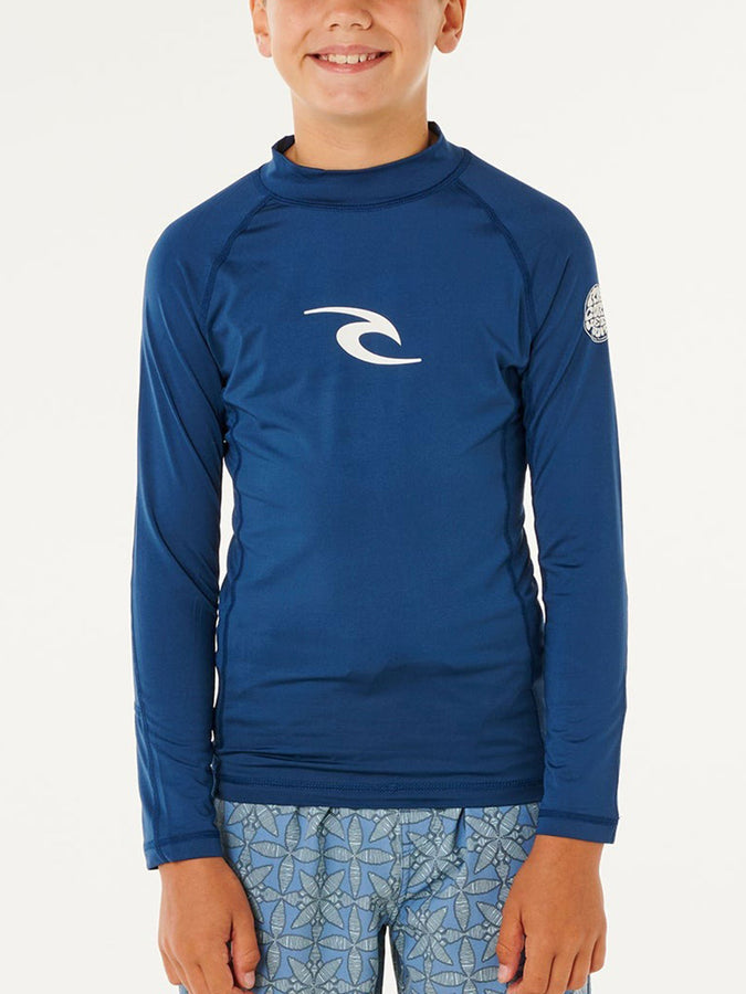 Rip Curl Waves Long Sleeve Rashguard Spring 2026 | LIGHT NAVY (2359)