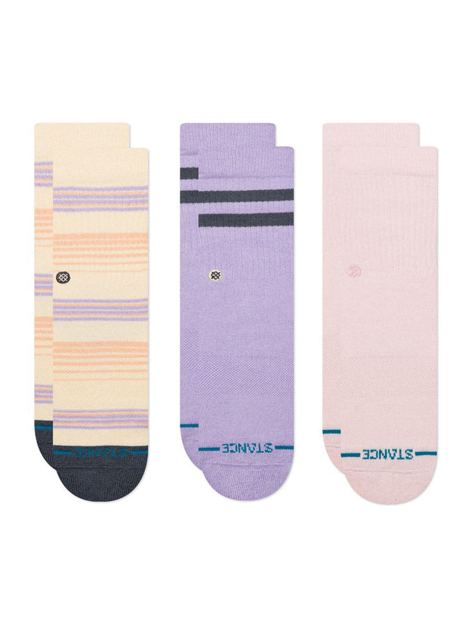 Stance Novi 3 Pack Socks | PINK (PNK)