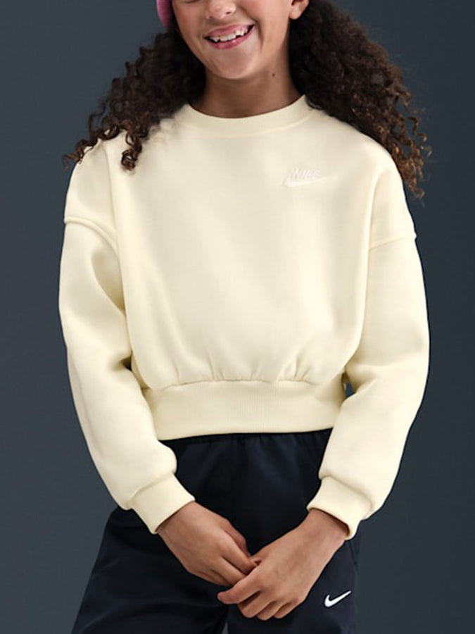 Nike Golf Nike Sportswear Club Crewneck Fall 2026 | SOFT PEARL/WHITE (047)
