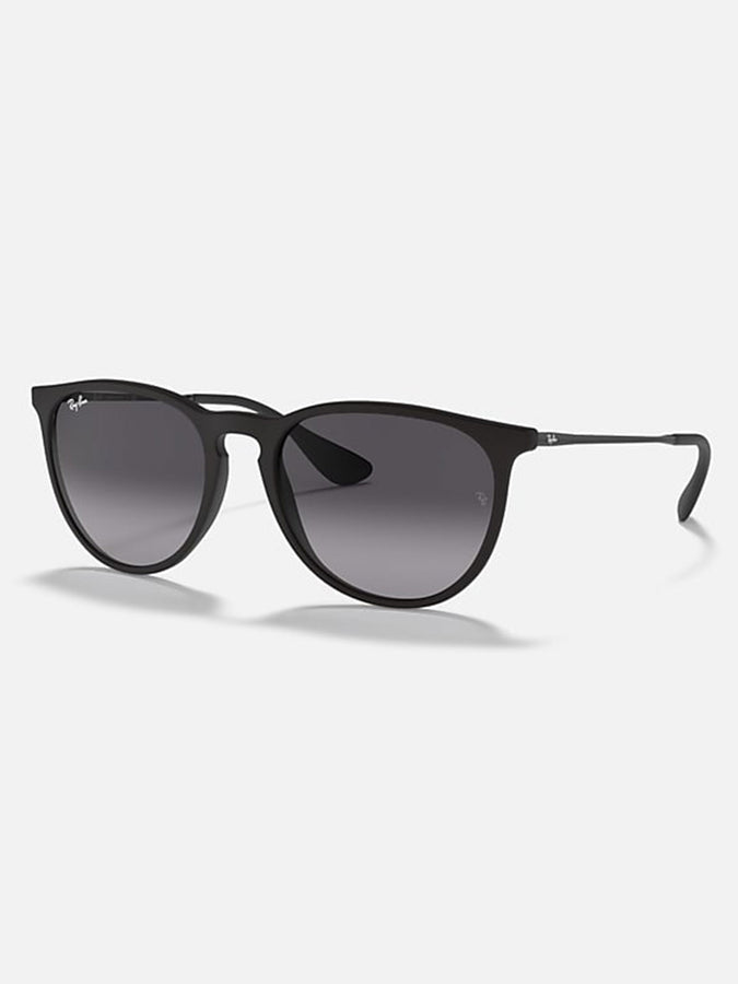 Ray Ban Erika Matte Black/Grey Gradients Sunglasses | MATTE BLACK/GREY GRADIENT