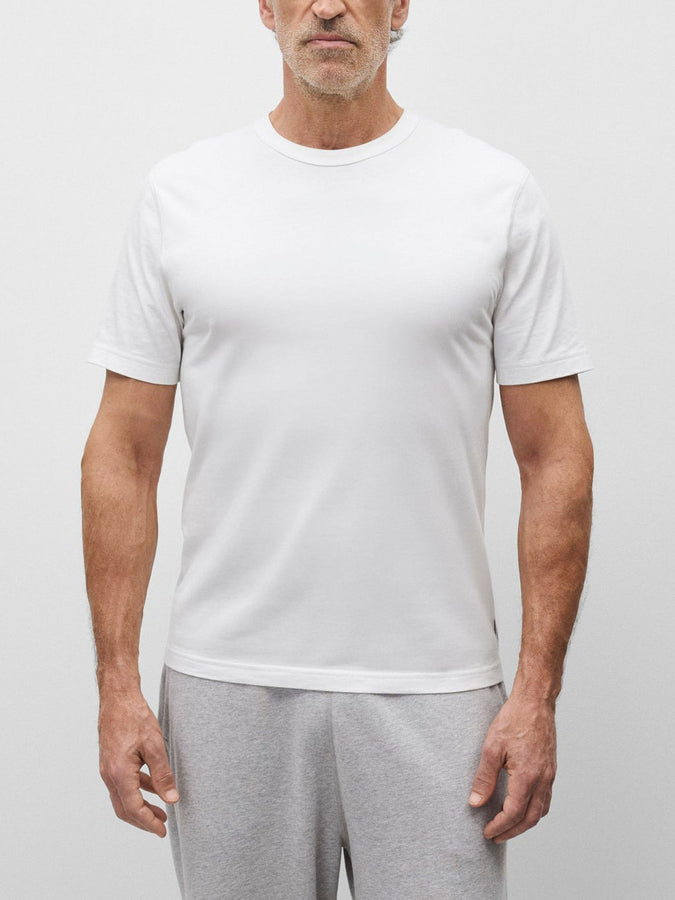 Reigning Champ Lightweight Jersey Standard Henley T-Shirt Spring 2026 | WHITE