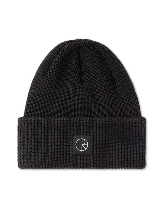 Polar Skate Co Double Fold Merino Beanie | BLACK