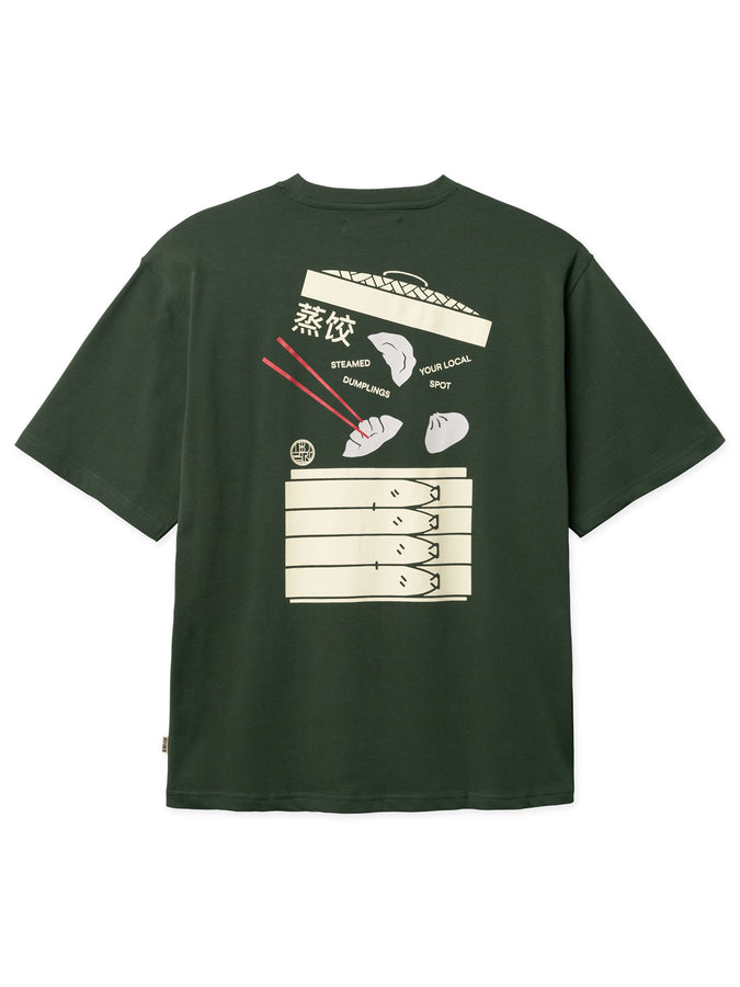 Woodbird Baine Dump T-Shirt Spring 2026 | PINE GREEN