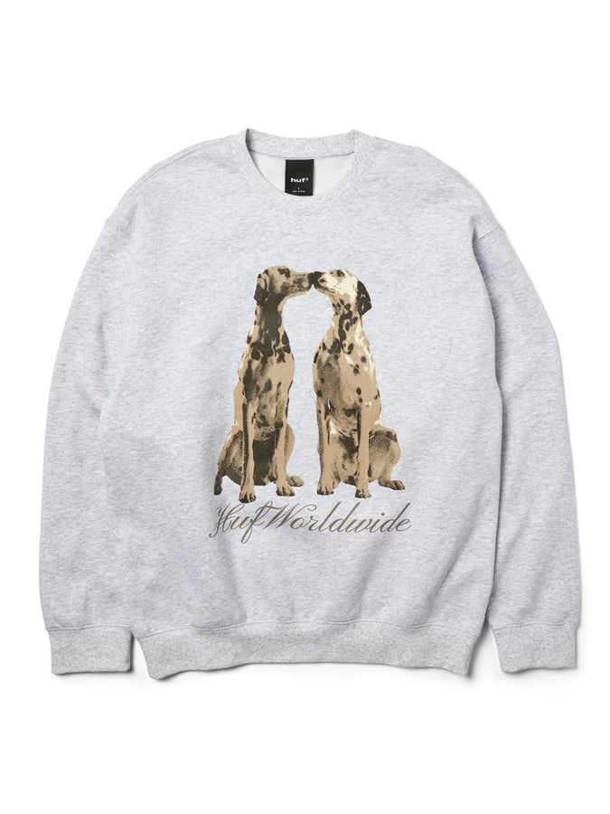 Huf Dodged Crewneck Sweatshirt Spring 2026 | HEATHER GREY