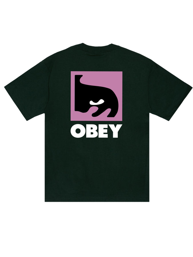 Obey Quarter Eye Icon T-Shirt Fall 2026 | FOREST GREEN (FOR)