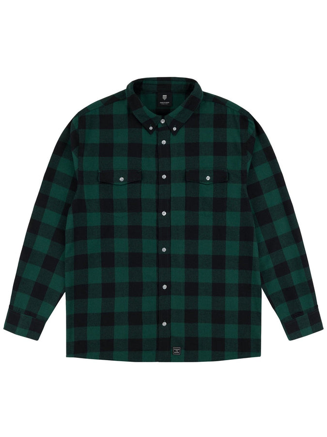 CTB Canadian Bacon Flannel L/S Buttondown Shirt fall 2026 | GREEN PLAID