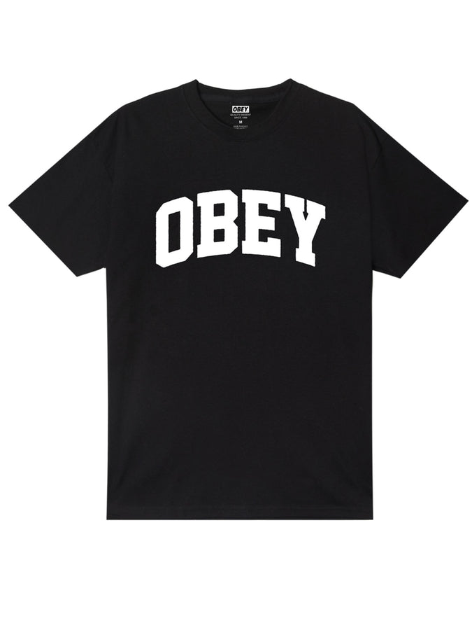 Obey Collegiate Standard T-Shirt Summer 2026 | BLACK (BLK)