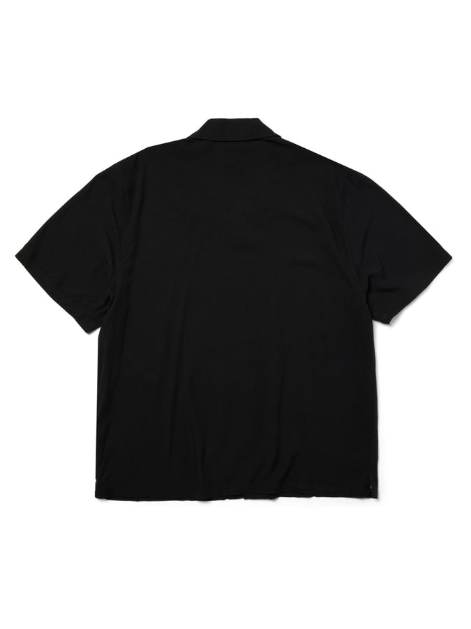Huf Dodged Resort Short Sleeve Buttondown Shirt Spring 2026 | BLACK