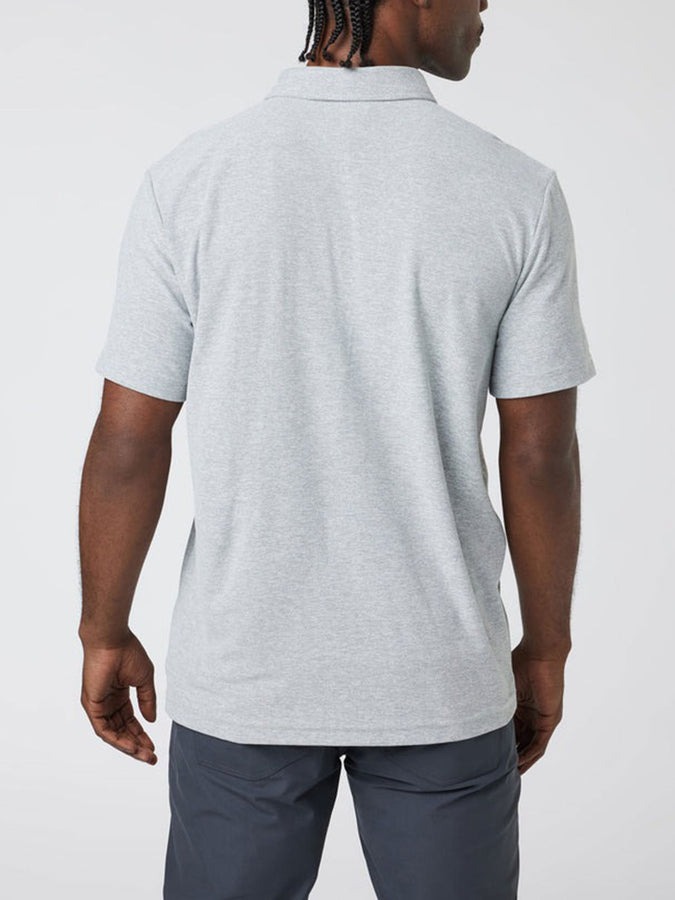 Vuori Ace Short Sleeve Polo Shirt Spring 2026 | LIGHT GREY (LTG)