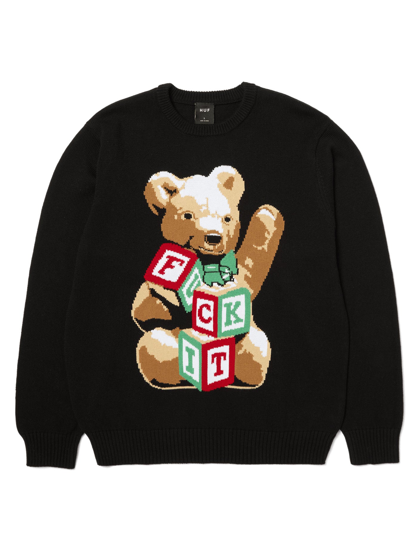 Huf Gift Bear Intarsia Sweater Holiday 2025