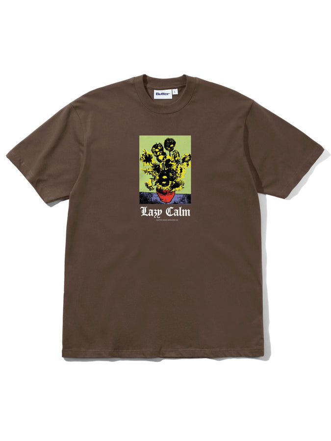 Butter Goods Lazy Calm T-Shirt Fall 2026 | BROWN