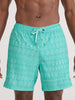 Saxx Oh Buoy 2N1 Volley 7'' Island Lineup Surf Blue Boardshorts