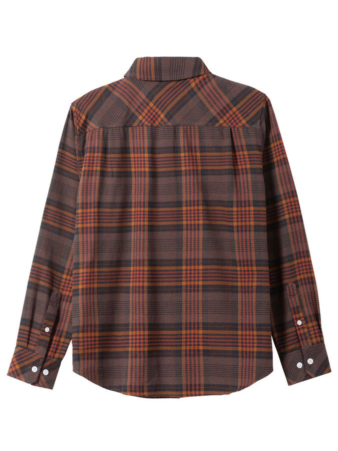 Dark Seas Newton Flannel Shirt Fall 2026 | BROWN/BLACK