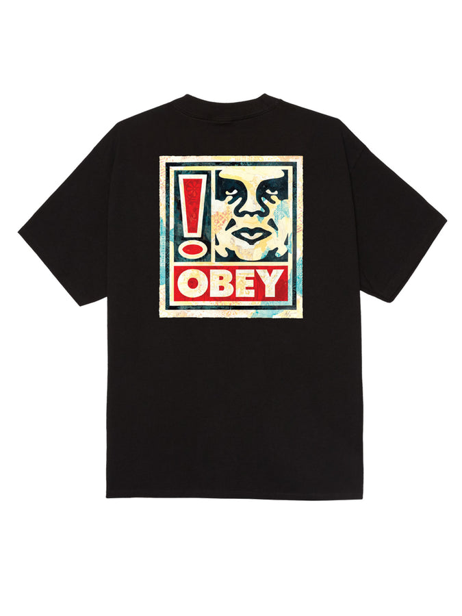 Obey Exclamation T-Shirt Spring 2026 | BLACK (BLK)