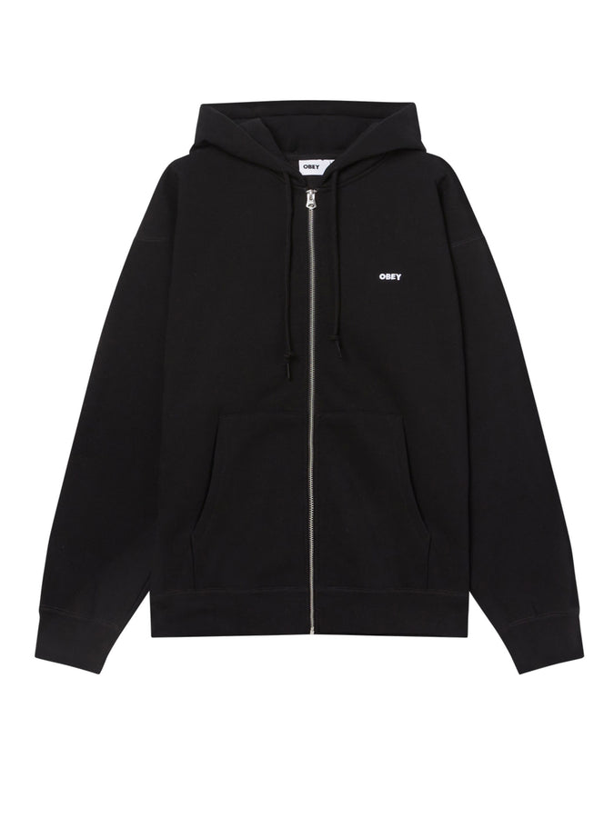 Obey Established Works Bold II Zip Hoodie Fall 2026 | BLACK (BLK)